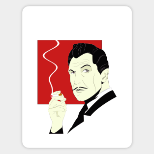 Smoking Vincent (Pop) Sticker